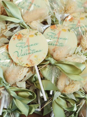 Dried Flower Lollipops/Discs